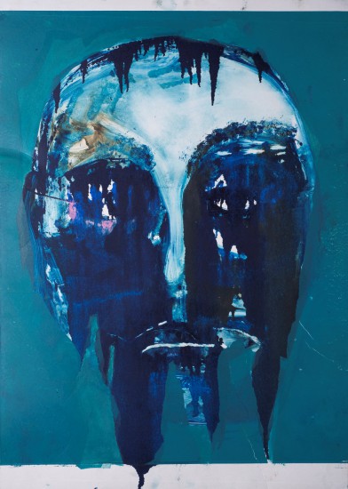 Blue moon | monotype  | 50x70cm | 2016